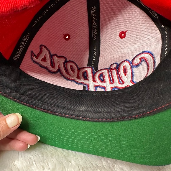 Mitchell & Ness LA Clippers Embroidered Snapback Wool Mix Baseball Hat Adult OS - Picture 8 of 12